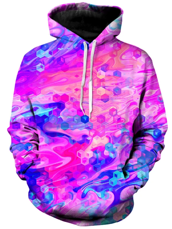 Cotton Candy Wash Unisex Hoodie Hoodie with Emblem Brand Identity