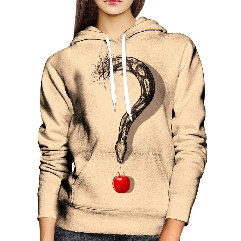 Curious Temptation Womens Hoodie Hoodie with Turtle Neck Cozy Winter