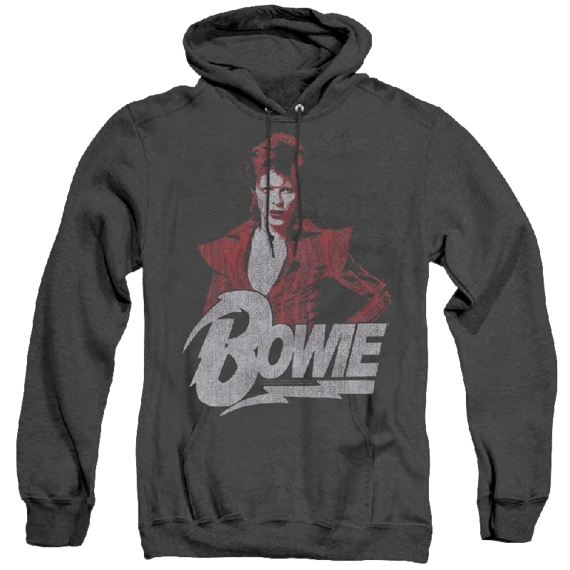 David Bowie Diamond David - Heather Pullover Hoodie