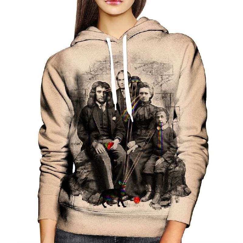 Family Portrait Womens Hoodie Hoodie with Side Slits Relaxed Casual
