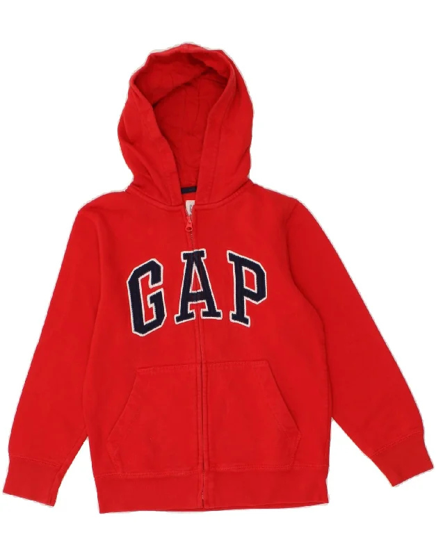 GAP Boys Graphic Zip Hoodie Sweater 7-8 Years Medium Red Cotton Hoodie Jacket Zipper Layering GAP Boys Graphic Zip Hoodie Sweater 7-8 Years Medium Red Cotton Hoodie Jacket Zipper Layering