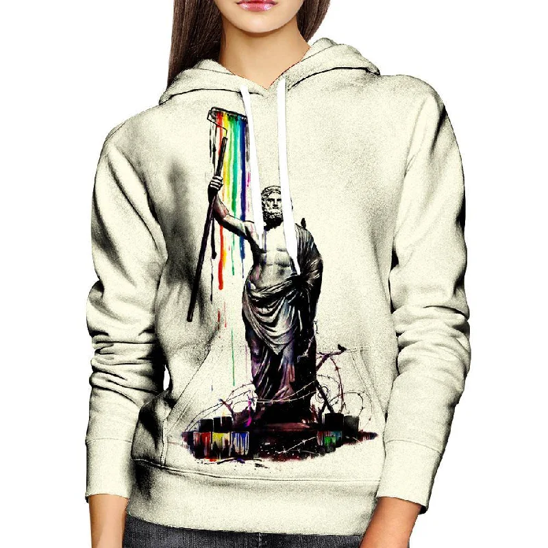 God Of Graffiti Womens Hoodie Hoodie with Embroidery Detailed Premium
