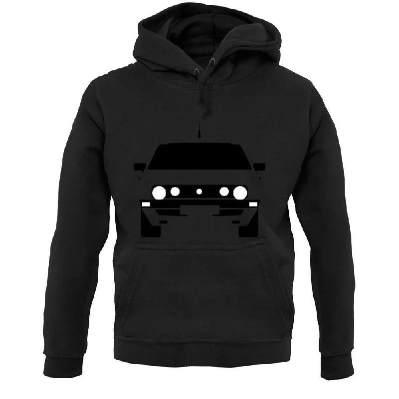Golf Mk2 Front Unisex Hoodie Hoodie with High Neck Warm Protective