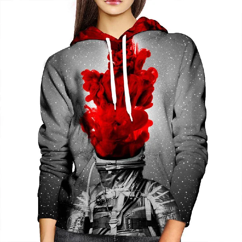 Into The Fire Womens Hoodie Hoodie with Pastel Soft Subtle