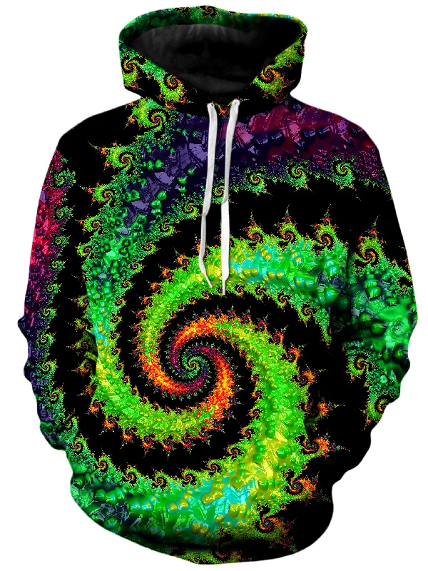 Prehistory Unisex Hoodie Hoodie with Metallic Shiny Futuristic