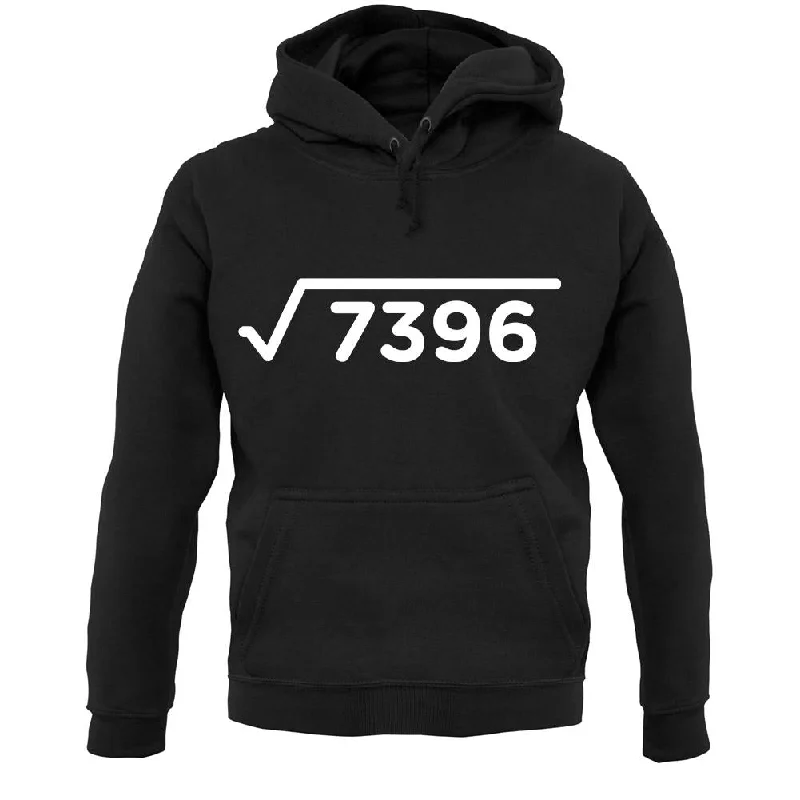 Square Root Birthday 86 Unisex Hoodie Hoodie with Hem Contrast Bold Stylish