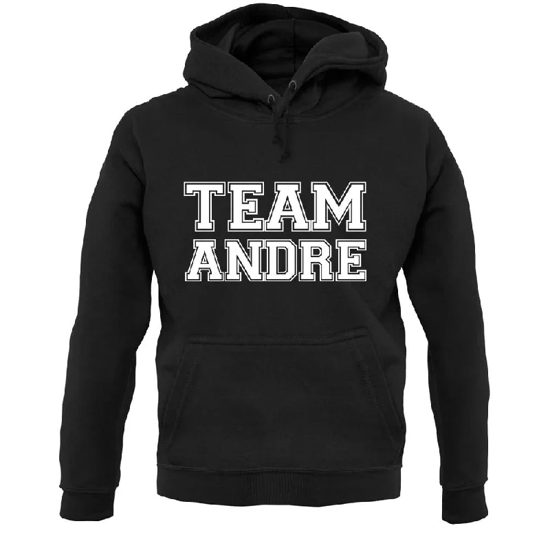 Team Andre Unisex Hoodie Hoodie with Slim Fit Tailored Modern