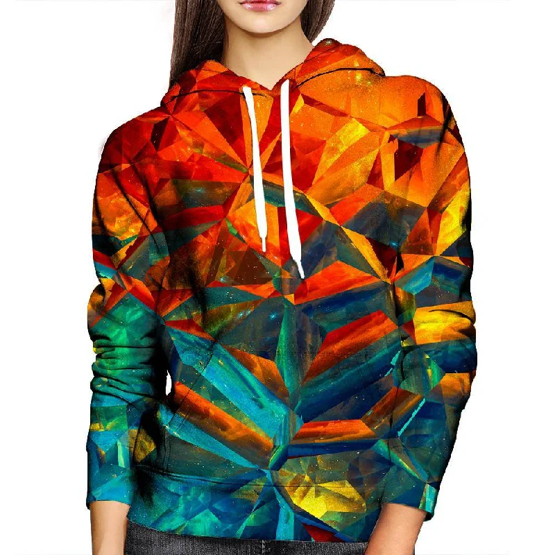 Triangle Trap Womens Hoodie Hoodie with Turtle Neck Cozy Winter