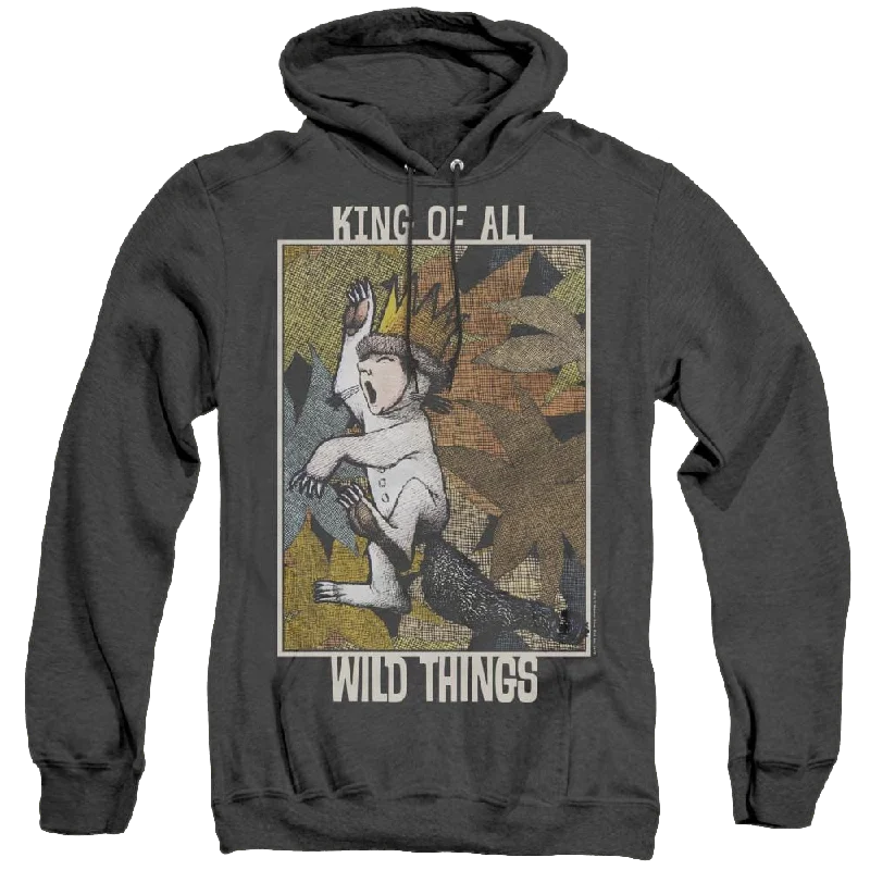 Where The Wild Things Are King Of All Wild Things - Heather Pullover Hoodie