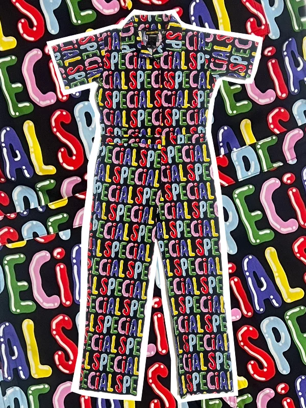 Poplin Coveralls Special Stretchy Waist Romper
