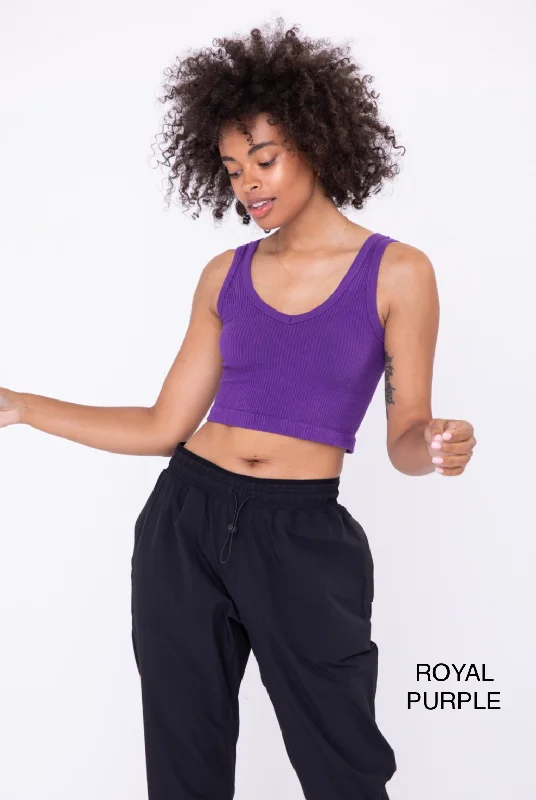 Mono B: Take Me Everywhere Ribbed Seamless Brami Tank Top | 23 Colors