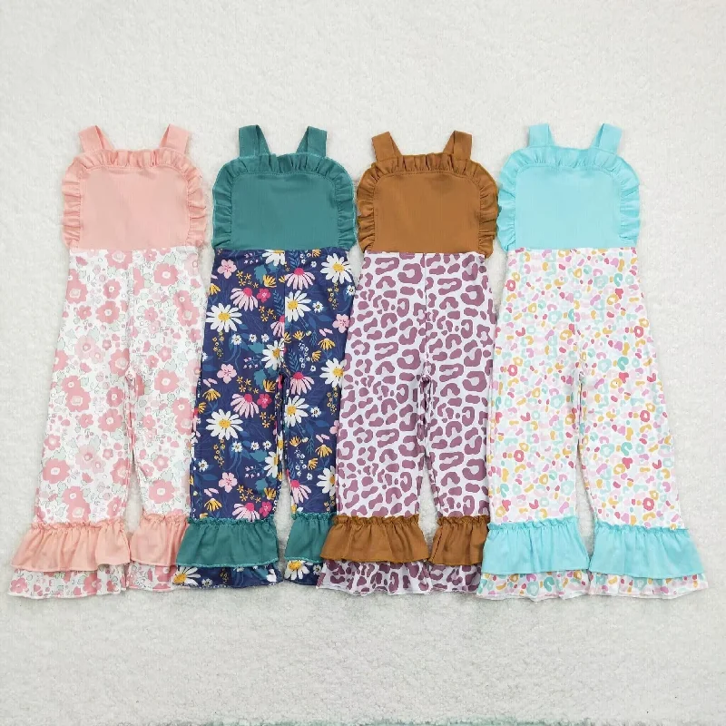 RTS NO MOQ SR0964 SR0965 SR0963 SR0966 Pleated Lace Floral & Leopard Print Overalls Modern Sleek Overalls RTS NO MOQ SR0964 SR0965 SR0963 SR0966 Pleated Lace Floral & Leopard Print Overalls Modern Sleek Overalls