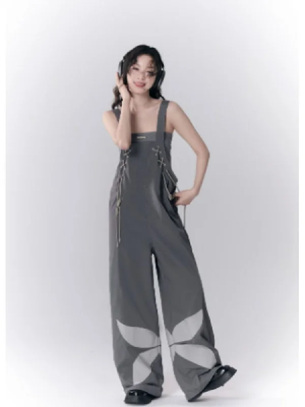 Butterfly overalls【s0000001786】 Loose Relaxed Jumpsuit