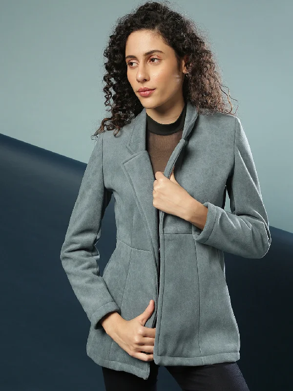 Campus Sutra Women Solid Stylish Casual Blazers Women's Elegant Suit