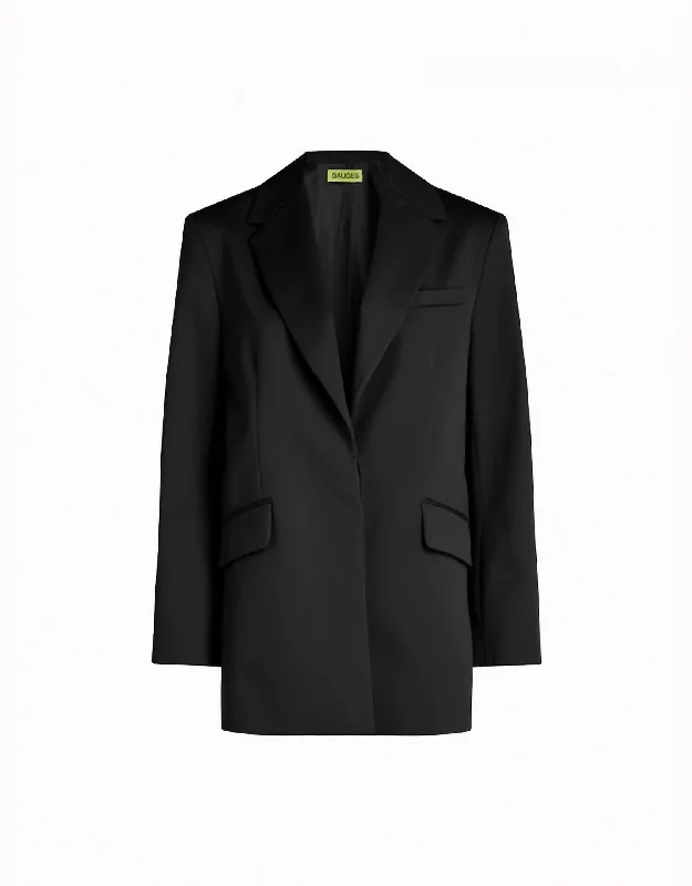 Clarens Blazer In Black Women's Stripe Blazer