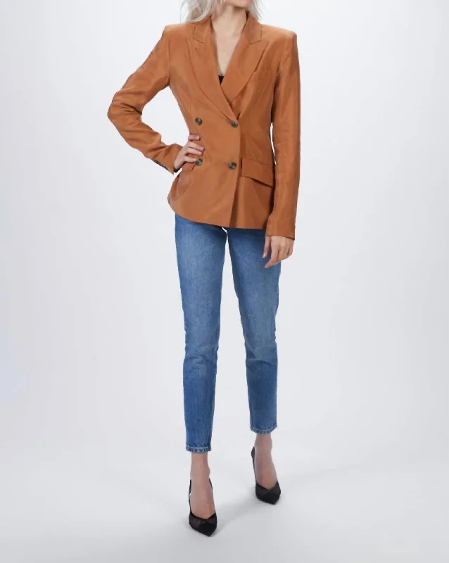 Db Tuck In Blazer In Desert Women's Simple Blazer