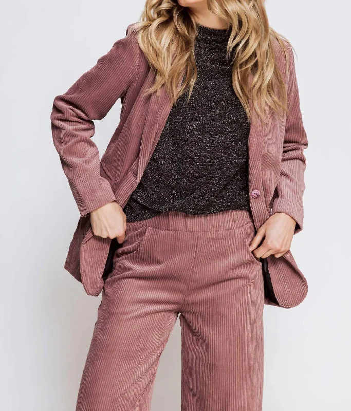 Ellie Blazer In Rose Women's Travel Jacket