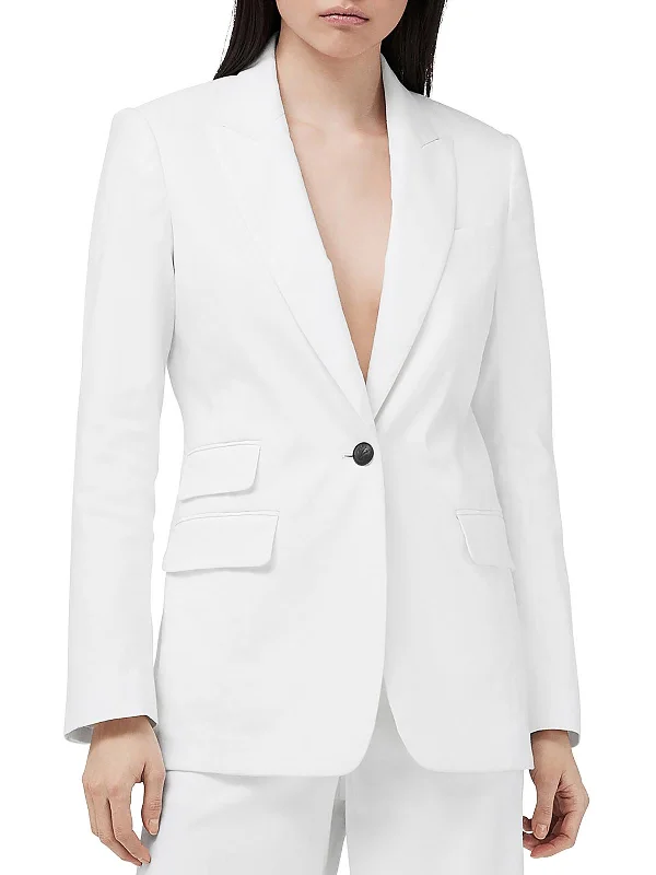 Foster Womens Suit Separate Work Wear One-Button Blazer Women's Business Blazer