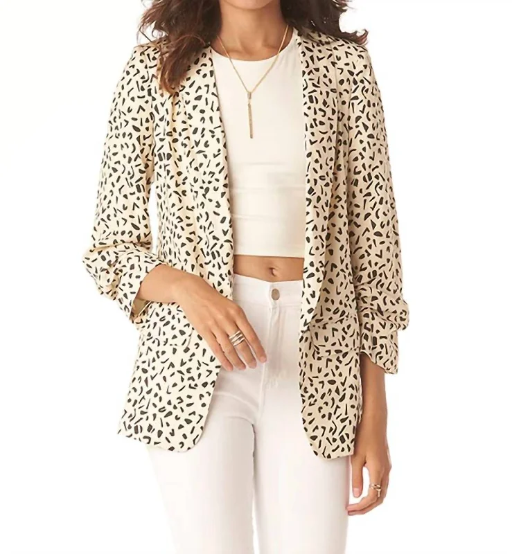 Geo Kia Blazer In Bit Geo Women's Navy Jacket