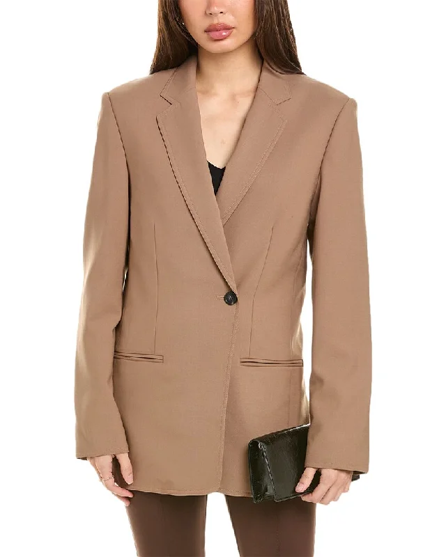 Helmut Lang Wool-Blend Blazer Women's Short Blazer