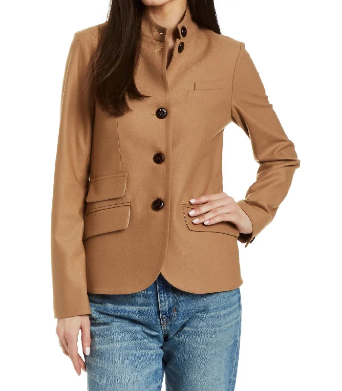 Jordan Blazer In Camel Women's Premium Blazer