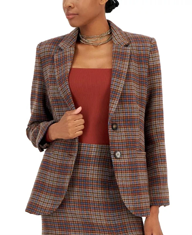 Lark Blazer In Brown Winter Women's Blazer