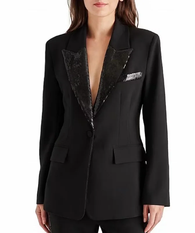 Misha Blazer In Black Women's Vacation Suit