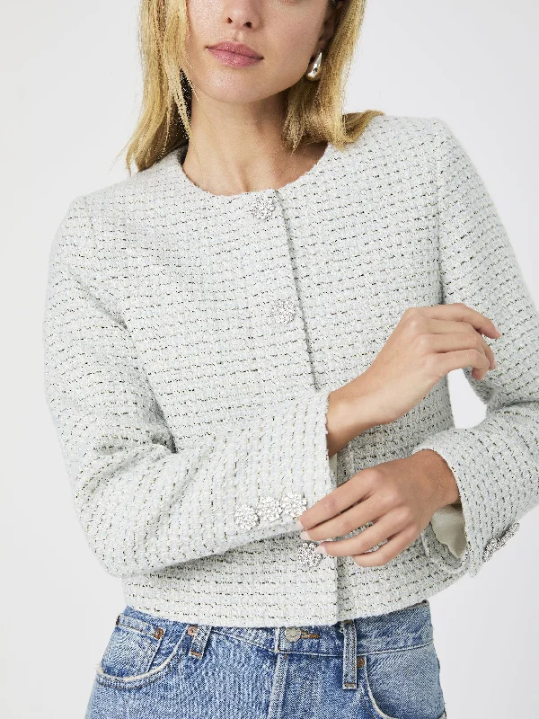Tweed Blazer Women's Classic Blazer
