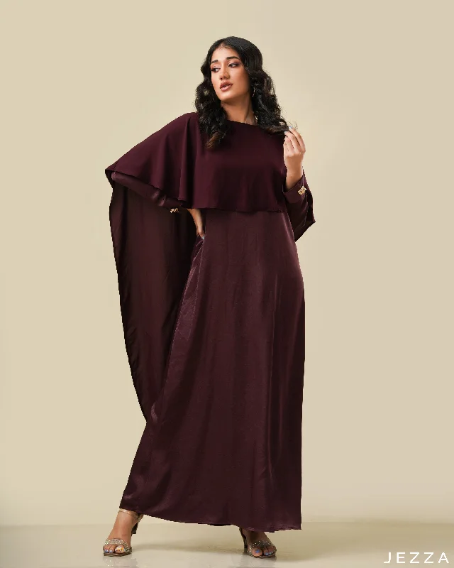 A-Line Dress With Cape 56002 Tunics Corduroy durable
