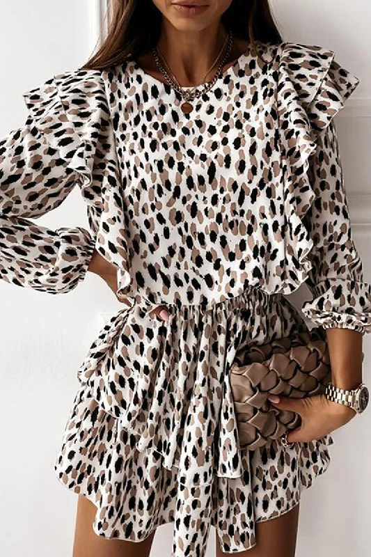 Fashion Elegant Print Split Joint Flounce O Neck Waist Skirt Dresses Tunics Ceremony elegant Fashion Elegant Print Split Joint Flounce O Neck Waist Skirt Dresses Tunics Ceremony elegant