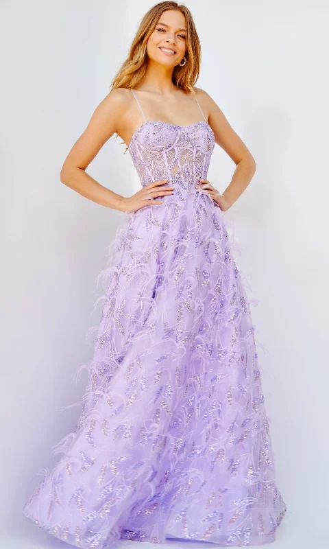 Formal Long Dress 24078 by Jovani Tunics Velvet soft