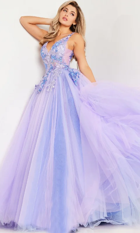 Formal Long Dress 24602 by Jovani Crew Neckline Sporty