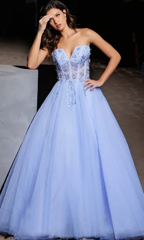 Formal Long Dress 37460 by Jovani Halter Neckline Beach