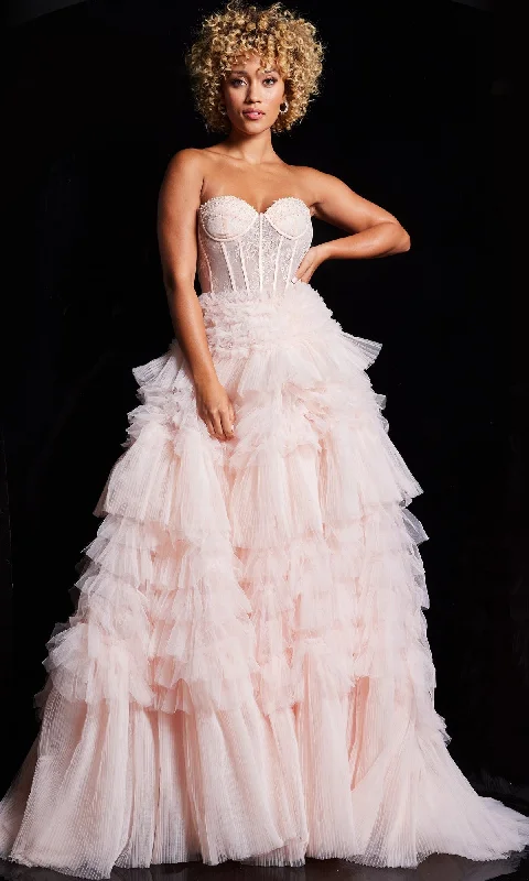 Formal Long Dress 38540 by Jovani Tunics Corduroy durable