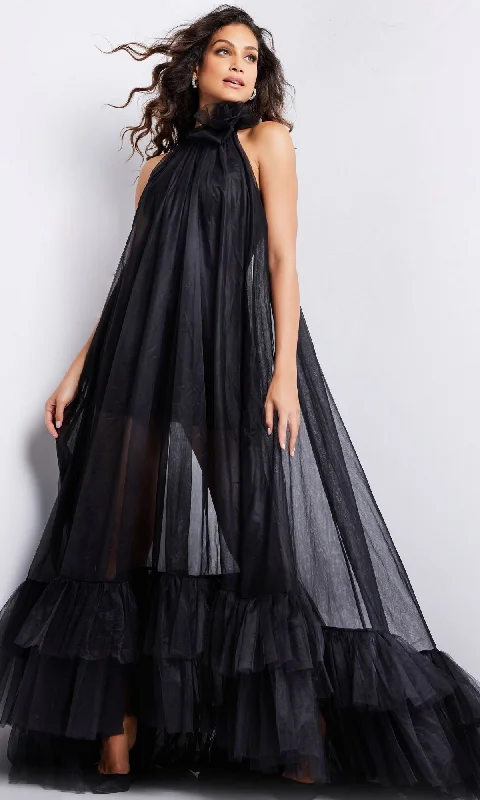 Formal Long Dress 38720 by Jovani Maxi Flowy Bohemian