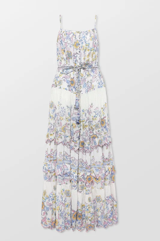 Long Dress With Braided Tunics Sale discount