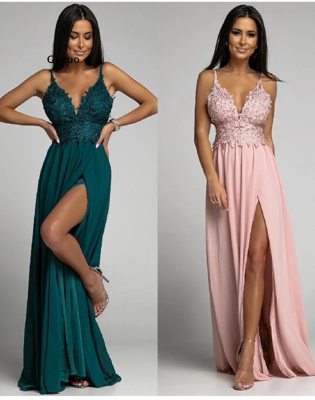 Women Fashion Party Long Dress Boatneck Modish Everyday