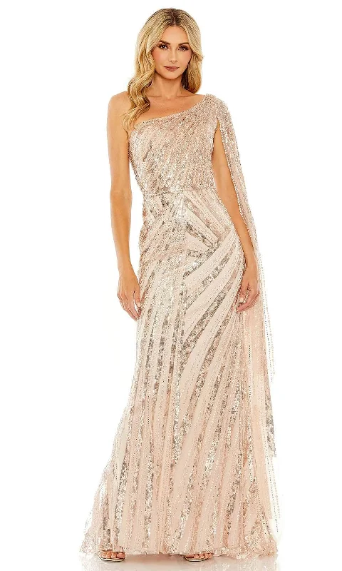 Mac Duggal 20528 - Asymmetric Cape Gown Tunics Versatile stylish