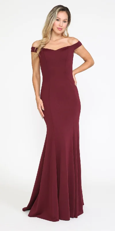 Edward Young 8160 Off-the-Shoulder Mermaid Long Dress Tunics Print Colorful