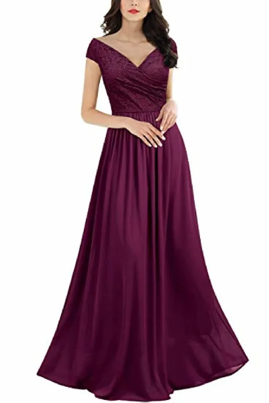 Sleeveless V-Neck Lace Chiffon Dress Bridesmaid Party Festive Chiffon Long Dress Tunics Mesh breathable Sleeveless V-Neck Lace Chiffon Dress Bridesmaid Party Festive Chiffon Long Dress Tunics Mesh breathable