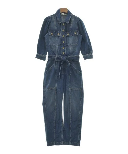 ba&sh Overalls/ Rompers/ Jumpsuits Short-Sleeve Denim Jumpsuit