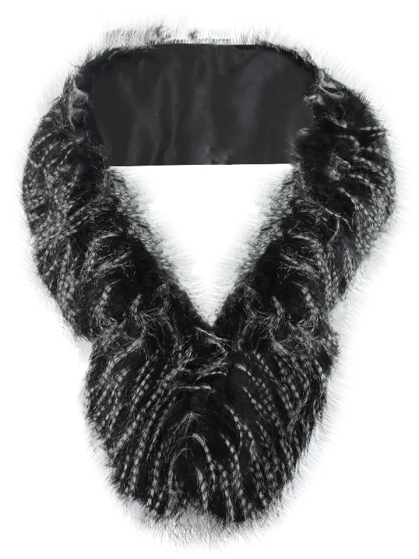 Faux Fur Exotic Long Shawl Wrap Soft Cotton Shawl Poncho