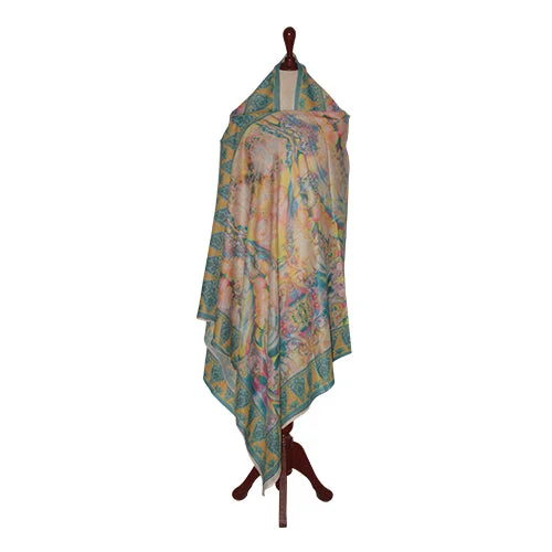 Women's Plain Shawl - PS03 Cozy Knit Shawl Cape