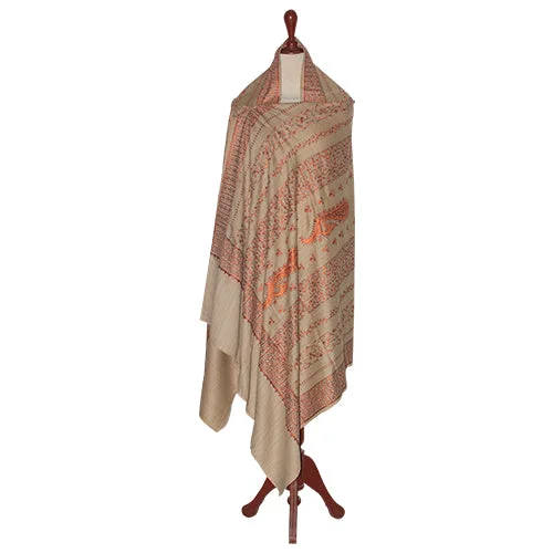 Women's Winter Shawl - WSW01 Classic Plain Shawl Wrap