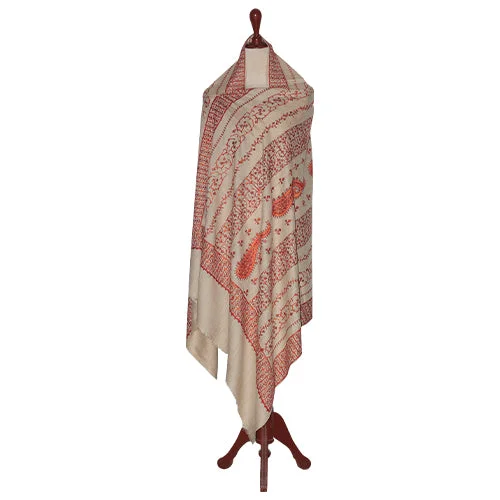 Women's Winter Shawl - WSW02 Comfortable Silk Shawl