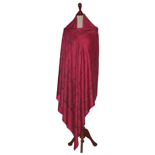 Women's Winter Shawl - WSW22 Cozy Wool Shawl Scarf