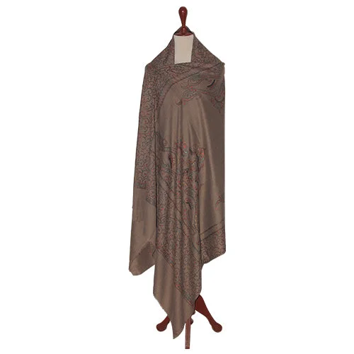 Women's Winter Shawl - WSW34 Elegant Silk Shawl Scarf