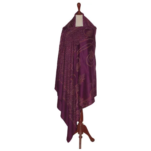 Women's Winter Shawl - WSW41 Soft Cashmere Shawl Poncho