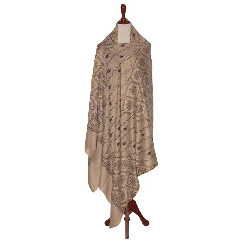 Women's Winter Shawl - WSW42 Classic Wool Shawl Wrap