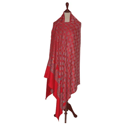 Women's Winter Shawl - WSW46 Fashionable Wool Shawl Cape